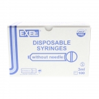 Exel 3cc Syringe (Luer-Lock) - Box/100